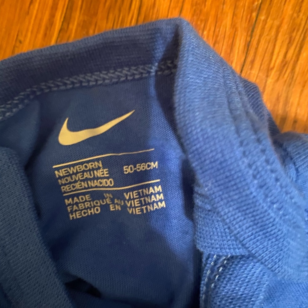 Newborn Nike onesie